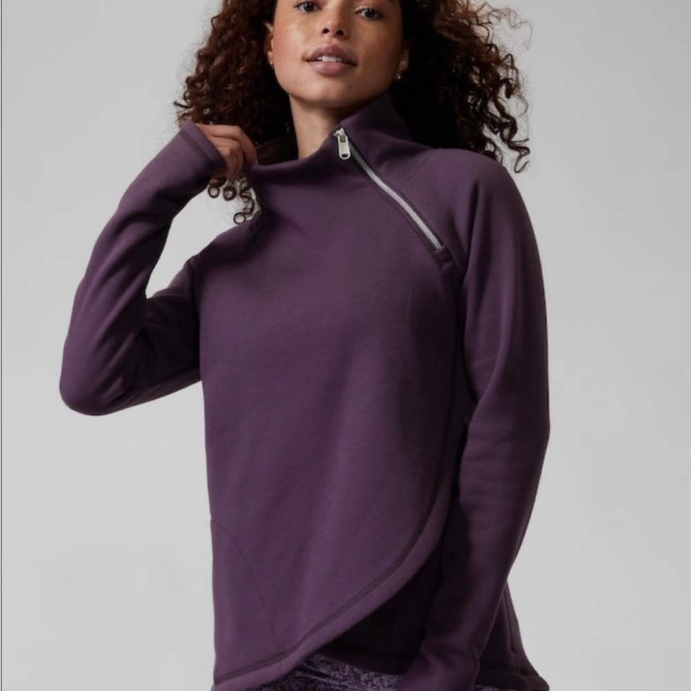 Athleta Cozy Karma warm pullover sweatshirt